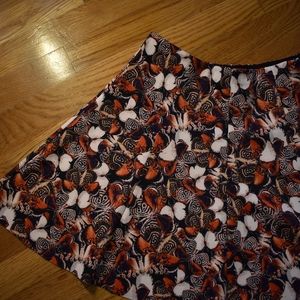 Forever 21 Red A Line Mini Skirt